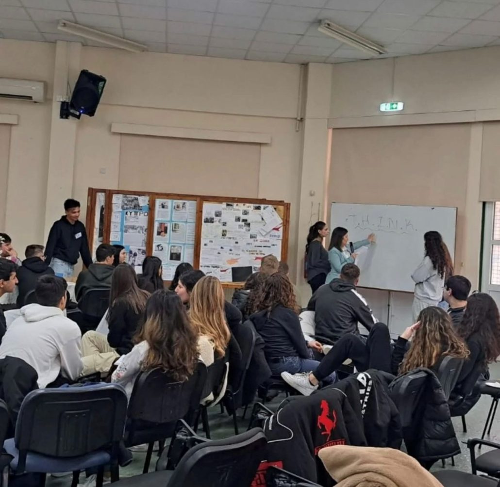 Workshop with Agios Georgios Lakatamia High School Students